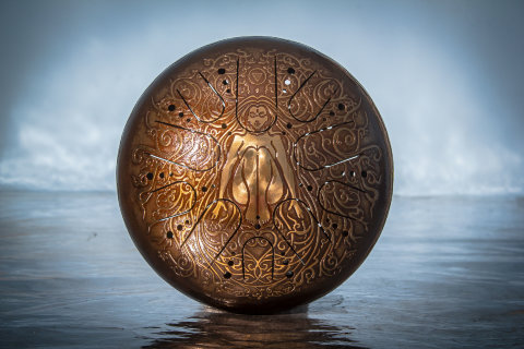 Tank Drum Kosmosky 12" (30 cm) KSY-64" Element of earth" 2-sided / B minor; E minor