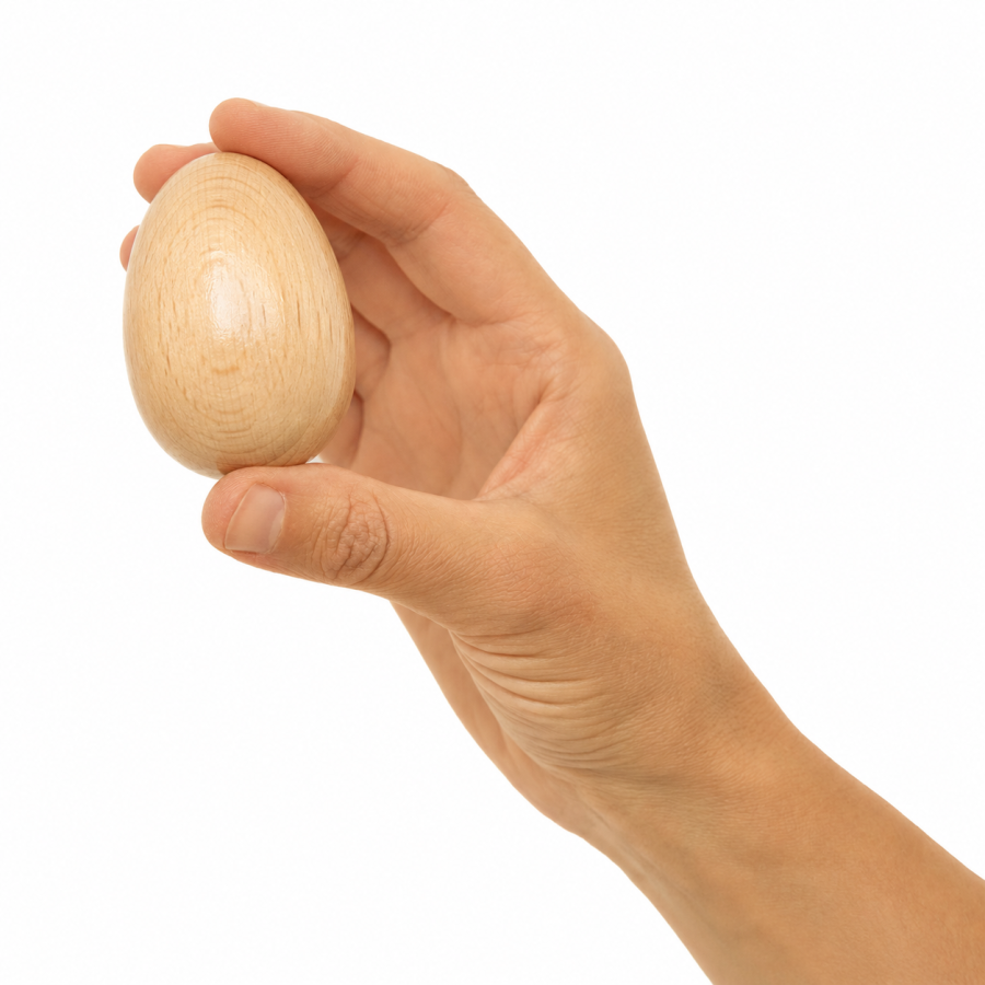 Wooden Egg Shaker - Wooden Egg Shaker