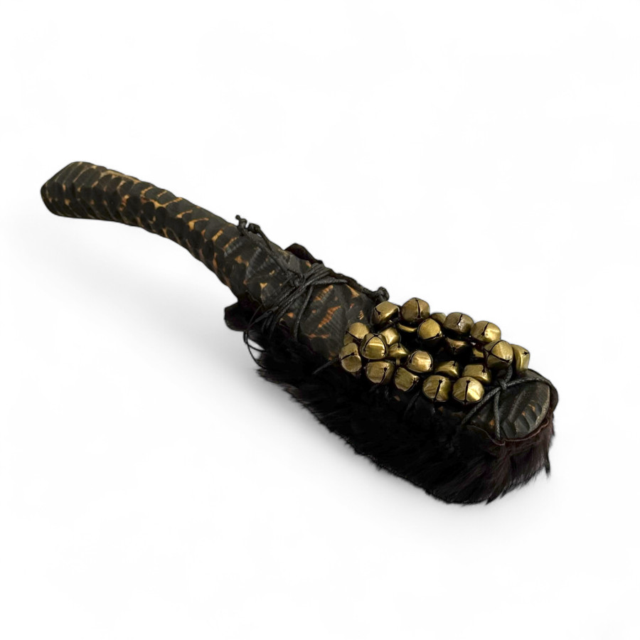 Shamanic Drum Mallet Fur & Bells Shamanic Drum Mallet Fur & Bells - Shamanic Drum Mallet Fur & Bells