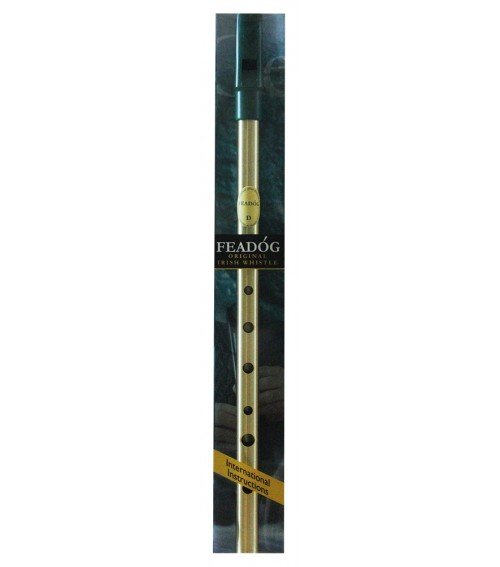 Feadóg Tin whistle Brass D Gold - Feadóg Tin whistle Brass D Gold