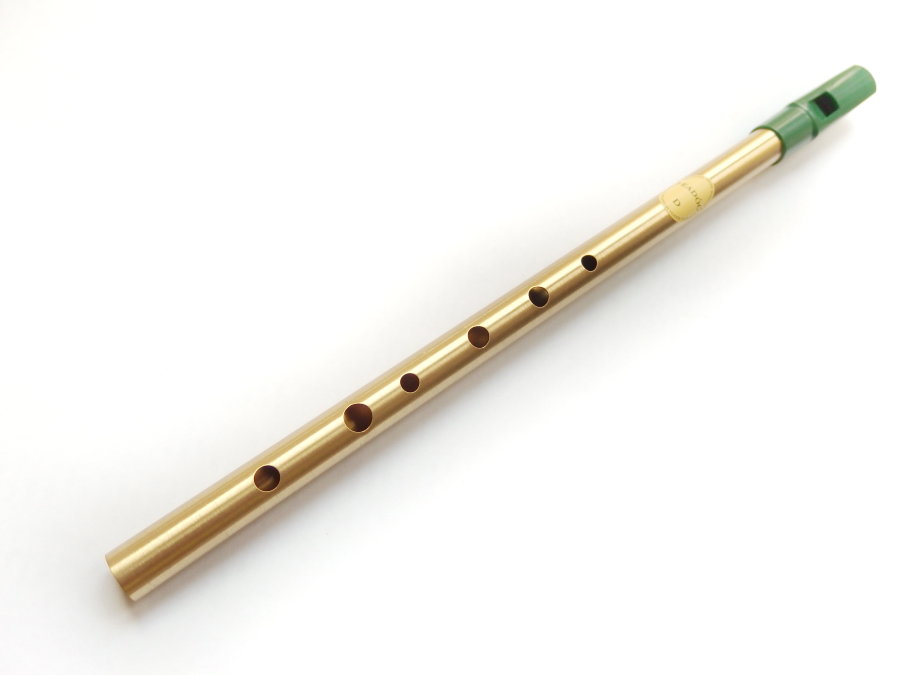 Feadóg Tin whistle Brass D Gold - Feadóg Tin whistle Brass D Gold