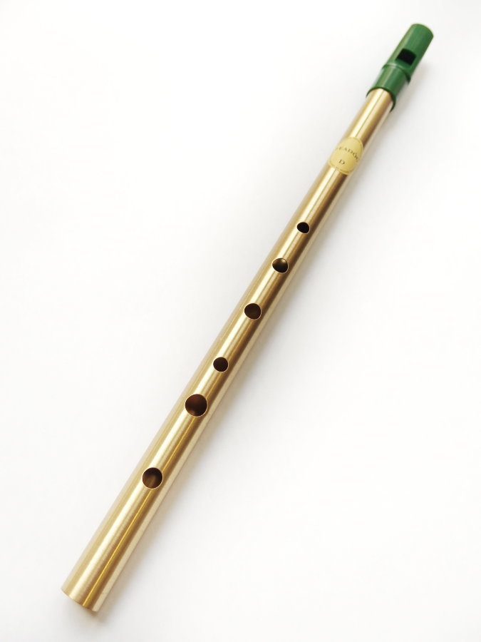 Feadóg Tin whistle Brass D Gold - Feadóg Tin whistle Brass D Gold
