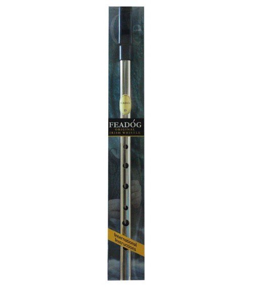 Feadóg Tin whistle Brass D Silver - Feadóg Tin whistle Brass D Silver
