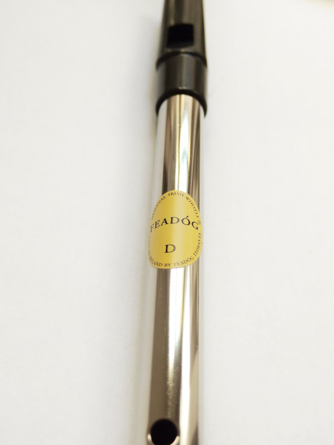 Feadóg Tin whistle Brass D Silver - Feadóg Tin whistle Brass D Silver