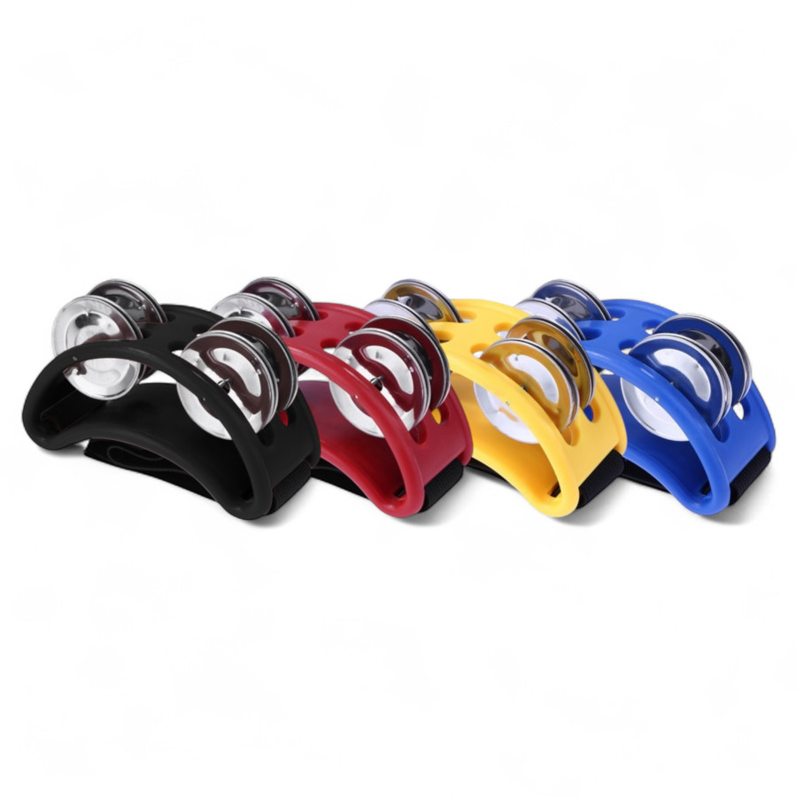 Tambourine G-5 with leg/arm strap - Tambourine G-5 with leg/arm strap