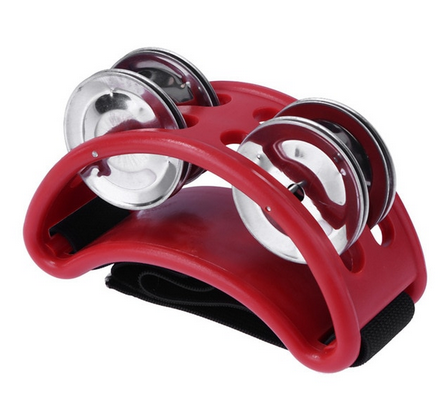 Tambourine G-5 with leg/arm strap - Tambourine G-5 with leg/arm strap