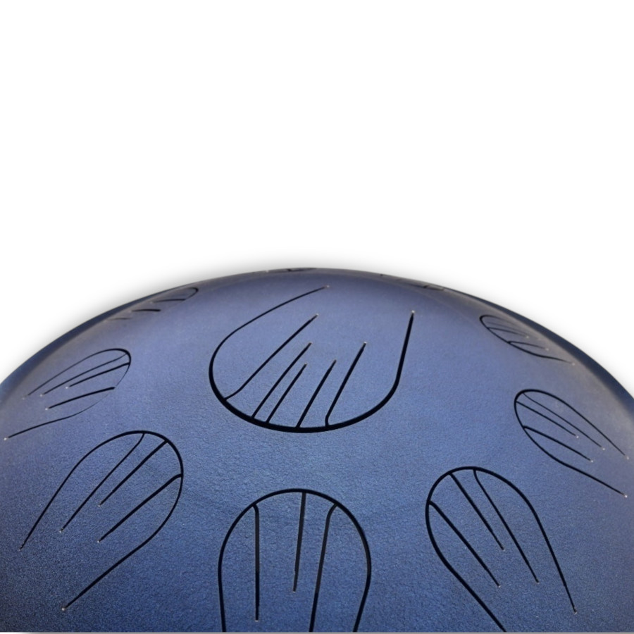 Shamanic Tongue Drum Blue 15" (39 cm) - Shamanic Tongue Drum Blue 15" (39 cm)