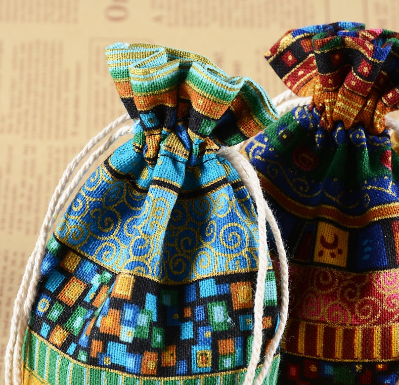 Jut bag (Oriental pattern) 13х17 Jut bag (Oriental pattern) 13х17 - Jut bag (Oriental pattern) 13х17