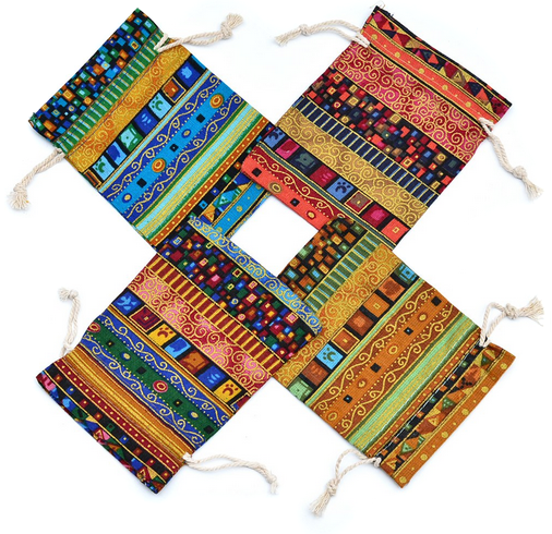 Jut bag (Oriental pattern) 13х17 Jut bag (Oriental pattern) 13х17 - Jut bag (Oriental pattern) 13х17