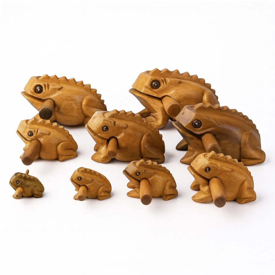 Wooden​ Singing​ Frog Guiro​ - Wooden​ Singing​ Frog Guiro​