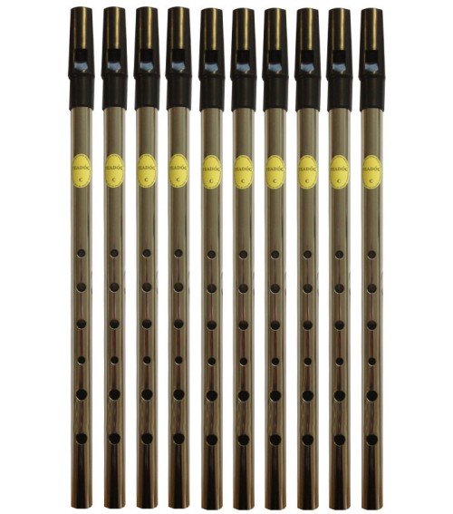 Feadóg Tin whistle Brass C Silver - Feadóg Tin whistle Brass C Silver