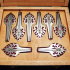 Jaw Harp Diatonic Set by Dmitry Glazyrin "Fairy Tale" in Wooden Case (Jew's Harp / Mouth Harp / Vargan / Khomuz / Khomus) - Jaw Harp Diatonic Set by Dmitry Glazyrin "Fairy Tale" in Wooden Case (Jew's Harp / Mouth Harp / Vargan / Khomuz / Khomus)
