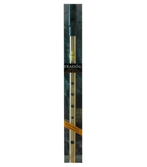 Feadóg Tin whistle Brass C Gold - Feadóg Tin whistle Brass C Gold
