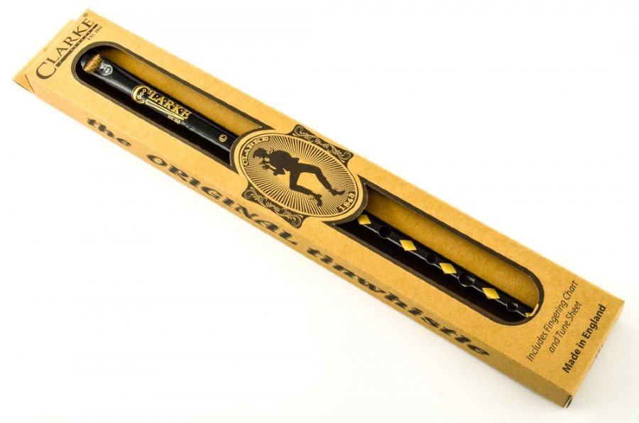 Tin Whistle Clarke Original in C Black - Tin Whistle Clarke Original in C Black