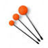 Flumi Stick - Rubber Gong Friction Mallet, Orange - Flumi Stick - Rubber Gong Friction Mallet, Orange