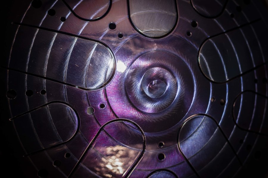 Tank Drum Kosmosky 12" (30 cm) KSY-31 "Mirror spiral" D minor Pentatonic - Tank Drum Kosmosky 12" (30 cm) KSY-31 "Mirror spiral" D minor Pentatonic