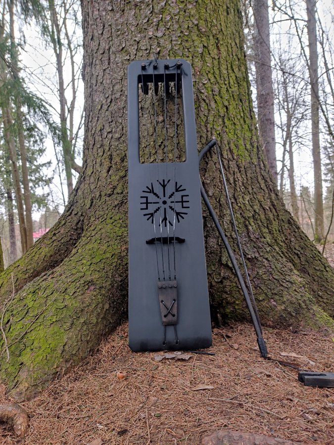 Talharpa Alric Bass 5 (Taglharpa) Scandinavian lyre - Talharpa Alric Bass 5 (Taglharpa) Scandinavian lyre