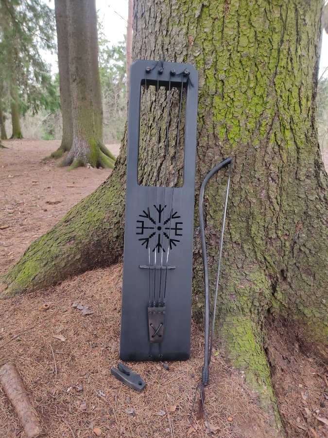 Talharpa Alric Bass 5 (Taglharpa) Scandinavian lyre - Talharpa Alric Bass 5 (Taglharpa) Scandinavian lyre