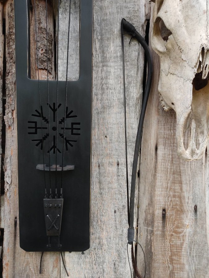 Talharpa Alric Bass 5 (Taglharpa) Scandinavian lyre - Talharpa Alric Bass 5 (Taglharpa) Scandinavian lyre