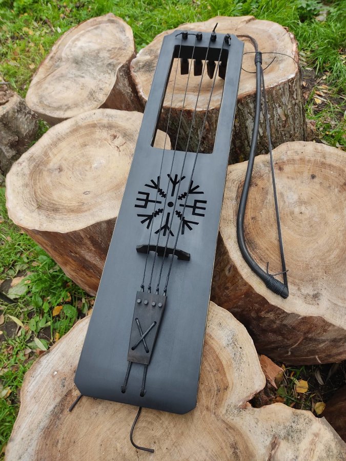 Talharpa Alric Bass 5 (Taglharpa) Scandinavian lyre - Talharpa Alric Bass 5 (Taglharpa) Scandinavian lyre