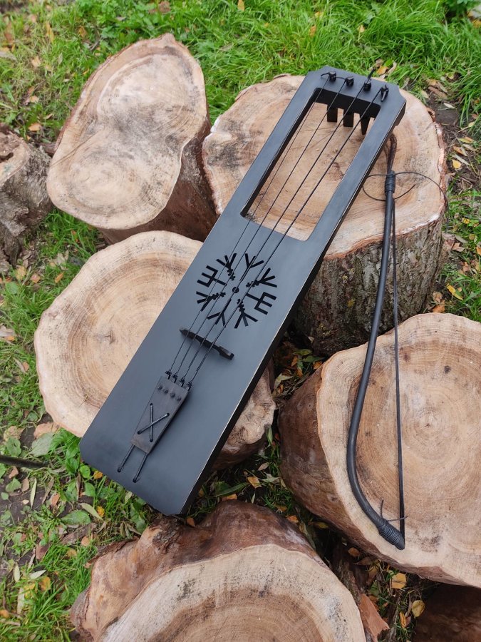 Talharpa Alric Bass 5 (Taglharpa) Scandinavian lyre - Talharpa Alric Bass 5 (Taglharpa) Scandinavian lyre