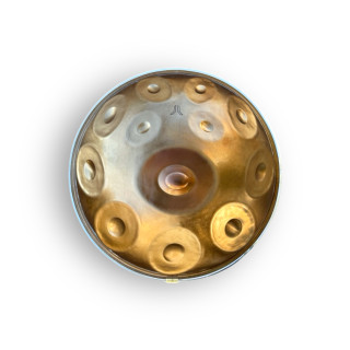 HandPan Y Gallery (Torsepan) - D Kurd 12 Top Tones, Golden
