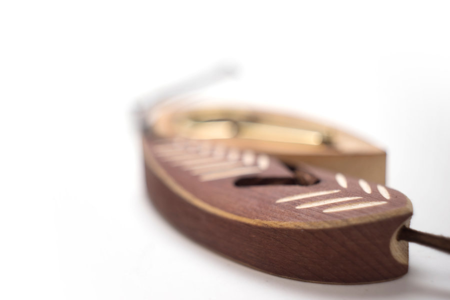 Jaw Harp Dark Case "Leaf" - Jaw Harp Dark Case "Leaf"