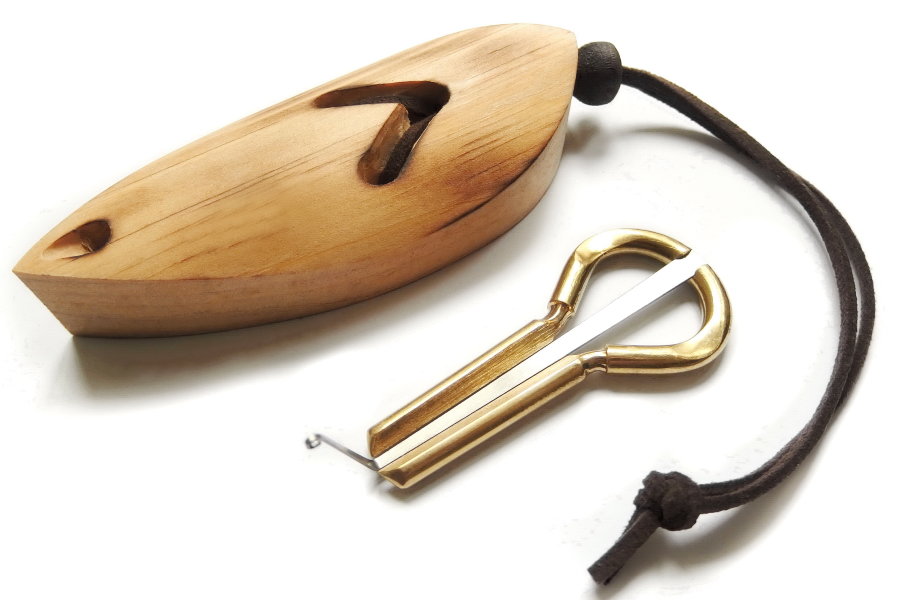 Jaw Harp Light Case "Leaf" - Jaw Harp Light Case "Leaf"