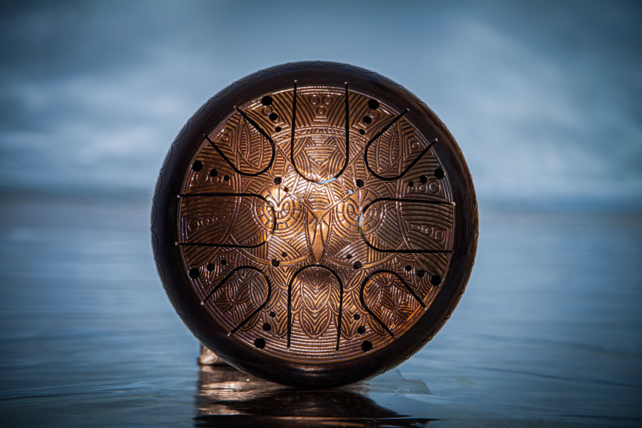 Tank Drum Kosmosky 9" ( 22 cm) KSY-102 "Owl" Pygmy C minor - Tank Drum Kosmosky 9" ( 22 cm) KSY-102 "Owl" Pygmy C minor