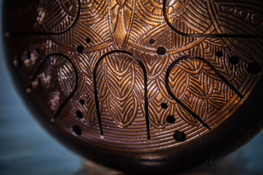 Tank Drum Kosmosky 9" ( 22 cm) KSY-102 "Owl" Pygmy C minor - Tank Drum Kosmosky 9" ( 22 cm) KSY-102 "Owl" Pygmy C minor