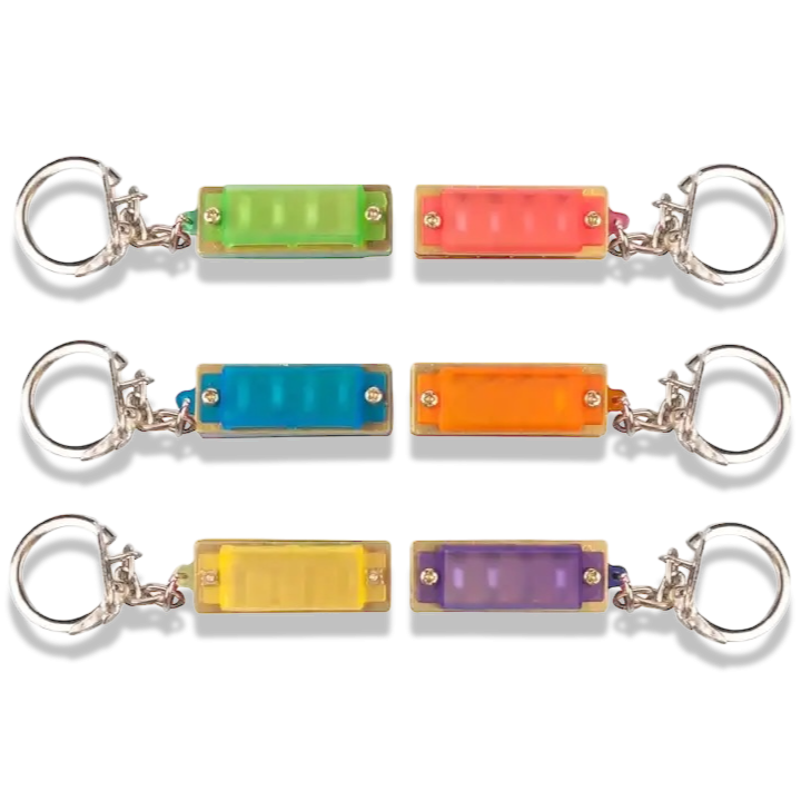 Harmonica Rainbow Mini Keychain - Harmonica Rainbow Mini Keychain