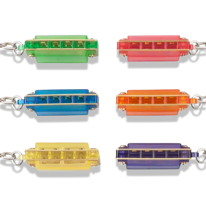 Harmonica Rainbow Mini Keychain - Harmonica Rainbow Mini Keychain