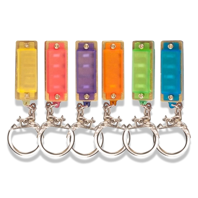 Harmonica Rainbow Mini Keychain - Harmonica Rainbow Mini Keychain