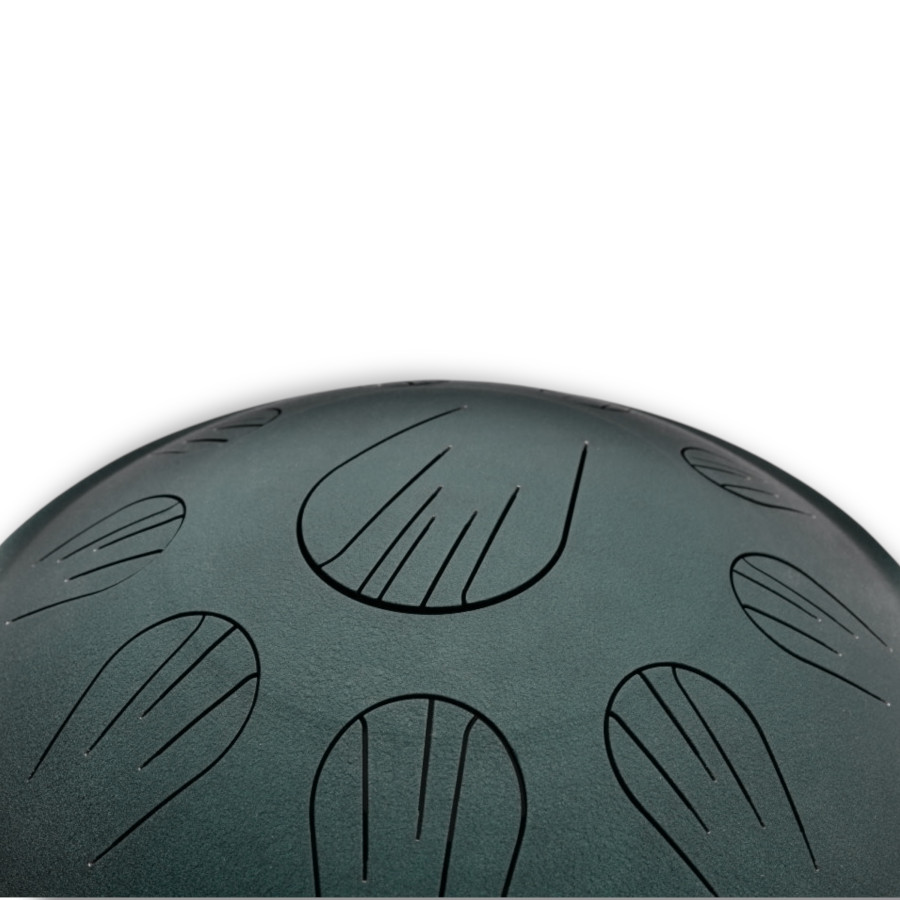 Shamanic Tongue Drum Green 15" (39 cm) - Shamanic Tongue Drum Green 15" (39 cm)