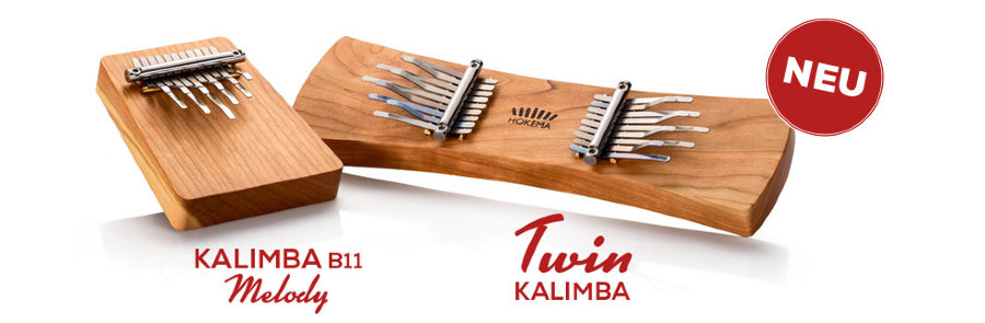 Kalimba HOKEMA Twin (Double Kalimba) A-Minor - Kalimba HOKEMA Twin (Double Kalimba) A-Minor