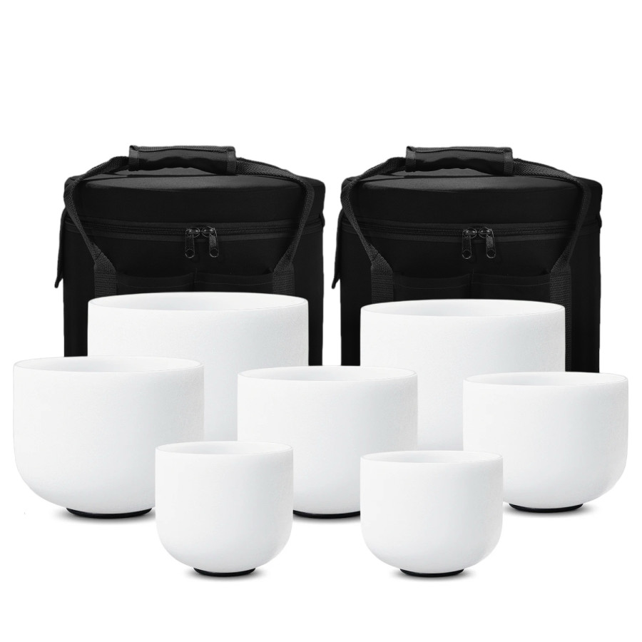 Crystal Bowls Set of 7 - 432Hz - Crystal Bowls Set of 7 - 432Hz