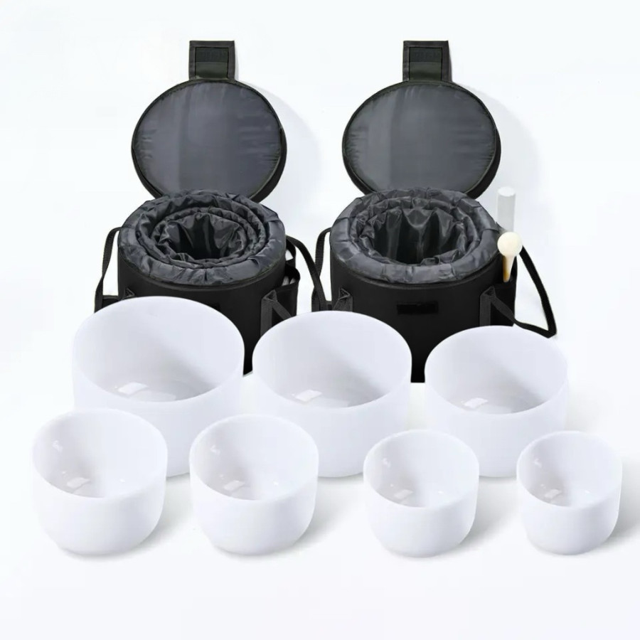 Crystal Bowls Set of 7 - 432Hz - Crystal Bowls Set of 7 - 432Hz