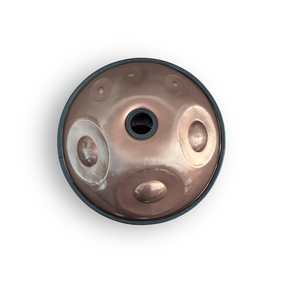 Handpan Shamanic F#2 Low Nordlys 9 + 6 Notes, Stainless Steel - Handpan Shamanic F#2 Low Nordlys 9 + 6 Notes, Stainless Steel