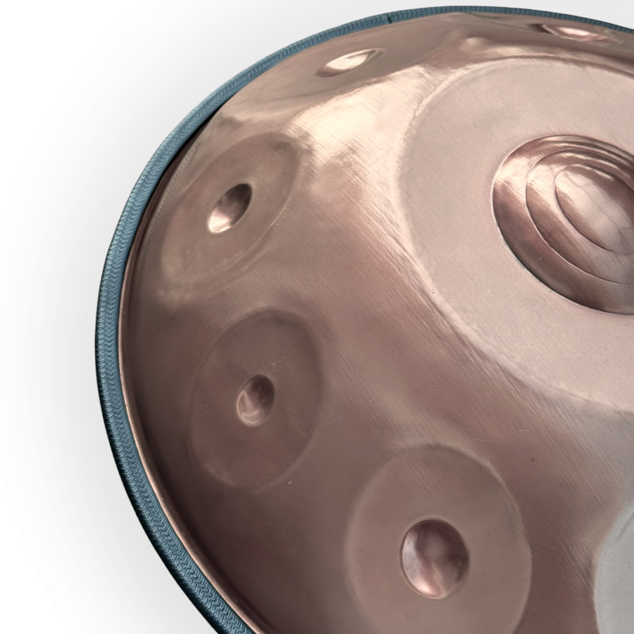 Handpan Shamanic F#2 Low Nordlys 9 + 6 Notes, Stainless Steel - Handpan Shamanic F#2 Low Nordlys 9 + 6 Notes, Stainless Steel