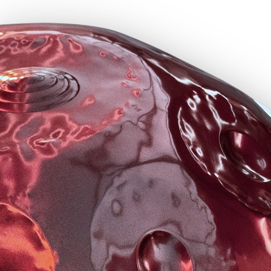 Handpan Arsha - D Kurd 9 Notes, Cherry - Handpan Arsha - D Kurd 9 Notes, Cherry