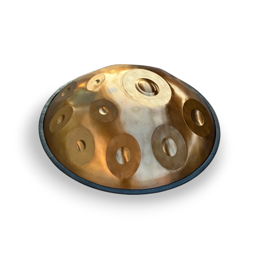 Handpan Shamanic - D Kurd 12 Notes Golden - Handpan Shamanic - D Kurd 12 Notes Golden