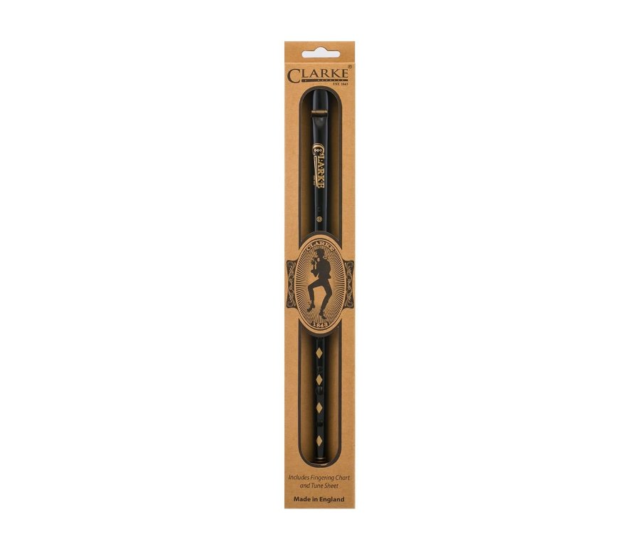 Tin Whistle Clarke Original in D Black - Tin Whistle Clarke Original in D Black