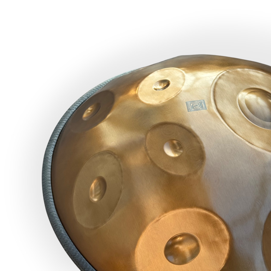 Handpan Shamanic - D Kurd 11 Notes Golden - Handpan Shamanic - D Kurd 11 Notes Golden