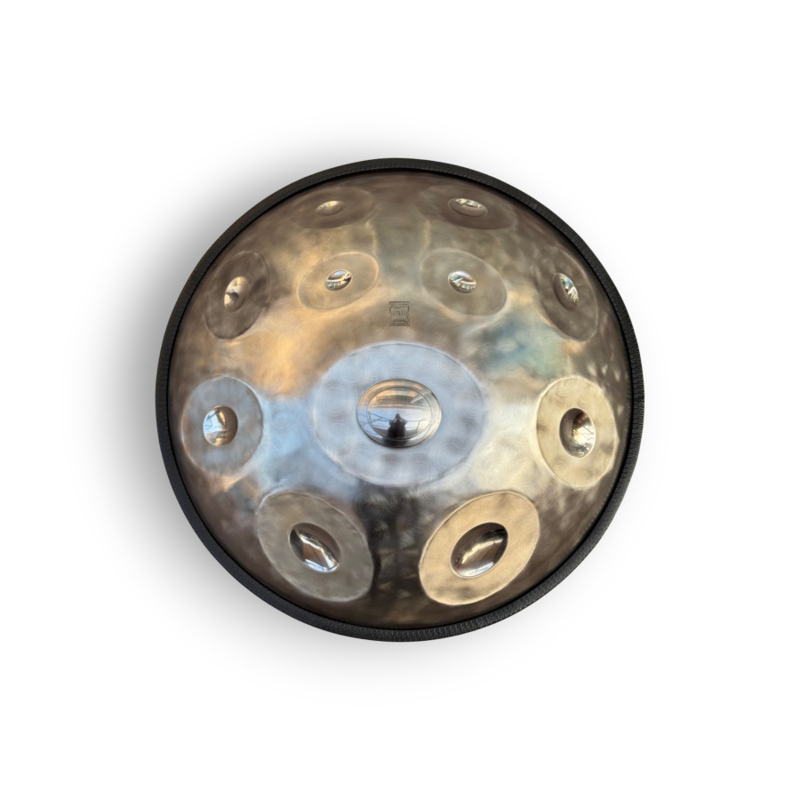 Handpan Shamanic - D Kurd 11 Notes Silver - Handpan Shamanic - D Kurd 11 Notes Silver