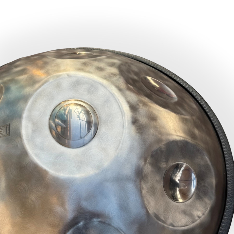 Handpan Shamanic - D Kurd 11 Notes Silver - Handpan Shamanic - D Kurd 11 Notes Silver