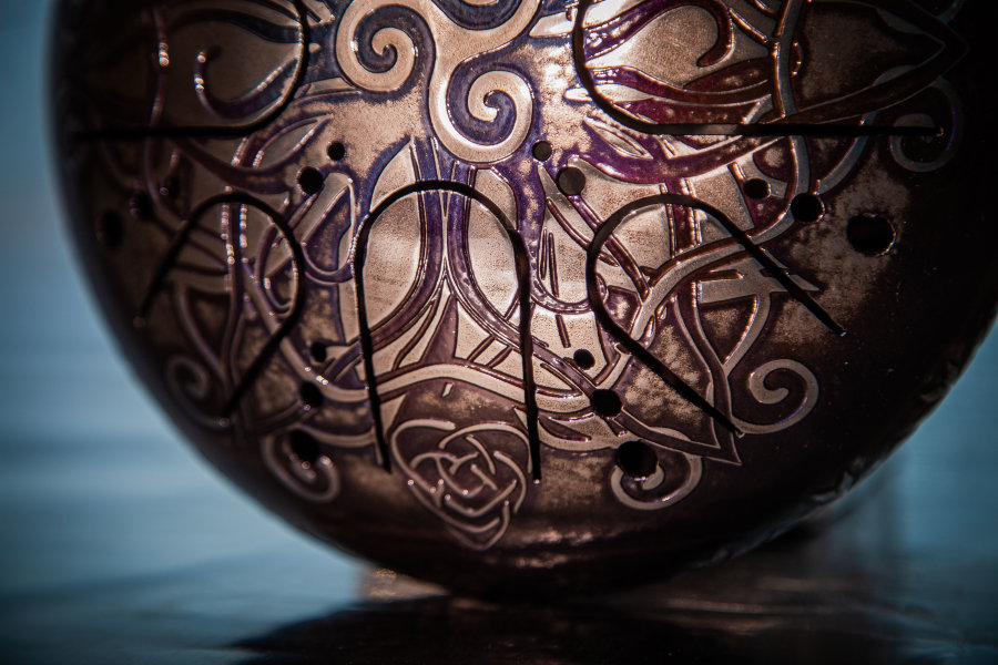 Tank Drum Kosmosky 9" (22 cm) KSY-56 "Triskele" B minor - Tank Drum Kosmosky 9" (22 cm) KSY-56 "Triskele" B minor