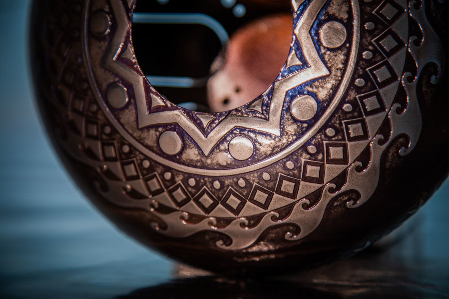 Tank Drum Kosmosky 9" (22 cm) KSY-56 "Triskele" B minor - Tank Drum Kosmosky 9" (22 cm) KSY-56 "Triskele" B minor