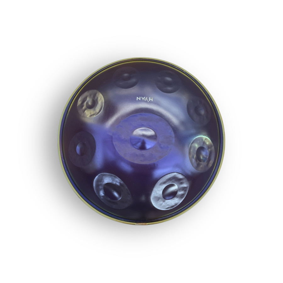 Handpan HÝAN - D Hijaz 9 Notes, Plum - Handpan HÝAN - D Hijaz 9 Notes, Plum