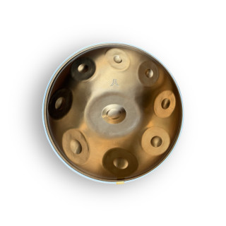 Handpan Y Gallery (Torsepan) - D Kurd 9 Notes, Stainless Steel, Golden