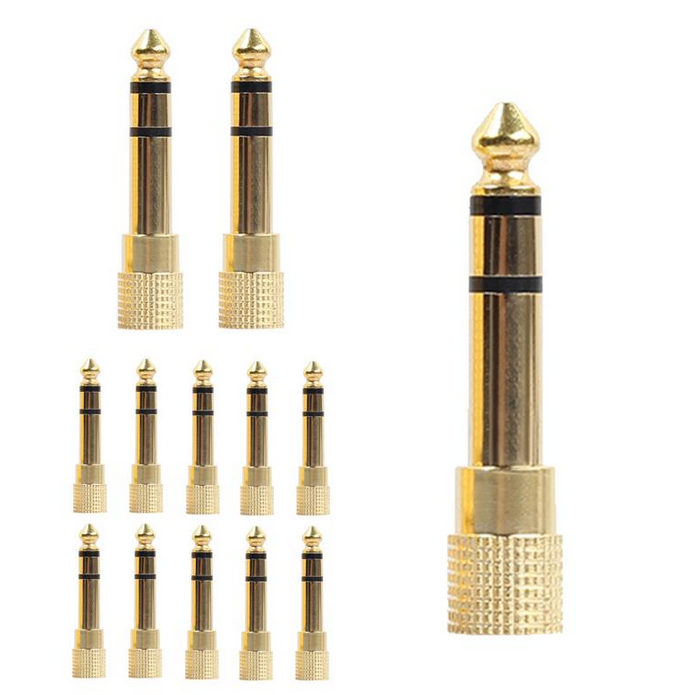 Adapter 3.5 Jack - 6.3 Jack (Stereo Plug) - Adapter 3.5 Jack - 6.3 Jack (Stereo Plug)